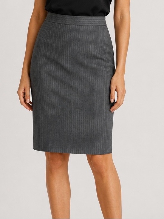 J. Crew Dresses & Skirts - J.Crew No. 2 Pencil Skirt – Women’s Size 4 | Gray Pinstripe | 100% Wool